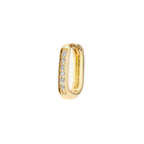 Channel Set Diamond Click Hoops
