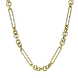 LONG LINK 14K GOLD HOLLOW CHAIN