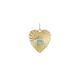 SUNBEAM HEART CHARM