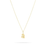 Groovy Diamond Initial Mini Bead Charm