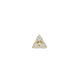Cléo Trio Triangle Cluster Single Stud