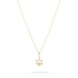 Diamond Star of David Mini Bead Charm