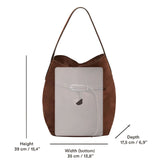 BELTED BUCKET BAG LARGE