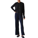 THE BABY RIB SCALLOP PANT