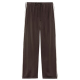 Silk Stripe Crop Pant