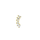 ELISSA BAGUETTE DIAMOND STUD