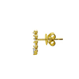 ELISSA BAGUETTE DIAMOND STUD