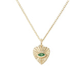 MINI SUNBEAM HEART CHARM