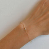 Classique Birthstone Paperclip Bracelet