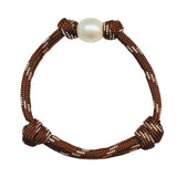Paracord Pearl Adjustable Bracelet