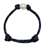 Paracord Pearl Adjustable Bracelet