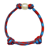 Paracord Pearl Adjustable Bracelet