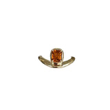 TOPAZ CURVE RING