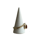 TOPAZ CURVE RING