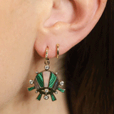 The Sunset Charm w Malachite and Opal