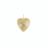 SUNBEAM HEART CHARM