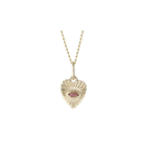 MINI SUNBEAM HEART CHARM