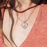 SUNBEAM HEART CHARM