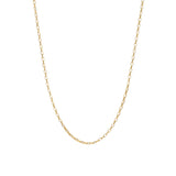 2mm Italian Chain Link Necklace