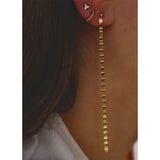 14K VALENTINO SHOULDER DUSTER EARRINGS
