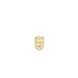 BAGUETTE HORSESHOE LUCKY BIG BEAD