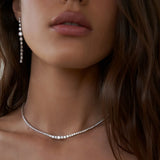GRADIENT AMINA TENNIS NECKLACE