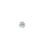 Invisible Set Diamond Threaded Stud Earring