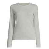 100% MACHINE WASHABLE CASHMERE CREW