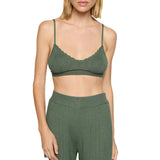 POINTELLE SWEATER BRALETTE