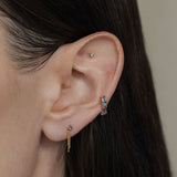 BLUE SAPPHIRE MIST EARRING