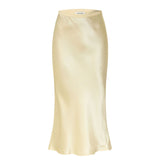 BAR SILK SKIRT