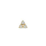 Cléo Trio Triangle Cluster Single Stud