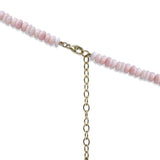 Bohème Pink Opal Rondelle Necklace