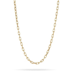 4MM ITALIAN CHAIN LINK NECKLACE