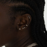 Diamond Arc Earring