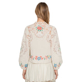 ASTRID EMBROIDERY L/SLV BLOUSE
