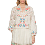 ASTRID EMBROIDERY L/SLV BLOUSE