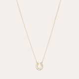 BAGUETTE HORSESHOE NECKLACE