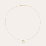 BAGUETTE HORSESHOE NECKLACE