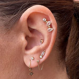 Cléo Baguette Single Stud