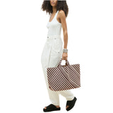 St. Barths Large Tote Graphic Stripe