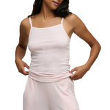 POINTELLE RIB TANK W/ SCALLOP