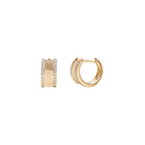 BIANCA GOLD AND DIAMOND HUGGIES