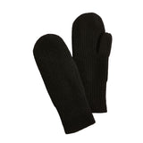 CASHMERE RIBBED MITTEN