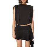 BOBI DRAPED TOP