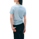 BRUSHED CASHMERE BLEND TEE