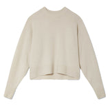 CASHMERE BLEND LUXE FRINGE CREW