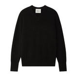 CASHMERE SADDLE SLEEVE V NECK