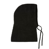 CASHMERE RIBBED BALACLAVA