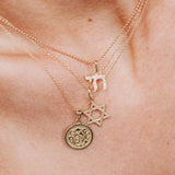 Love Letter Pavé Diamond Chai Charm